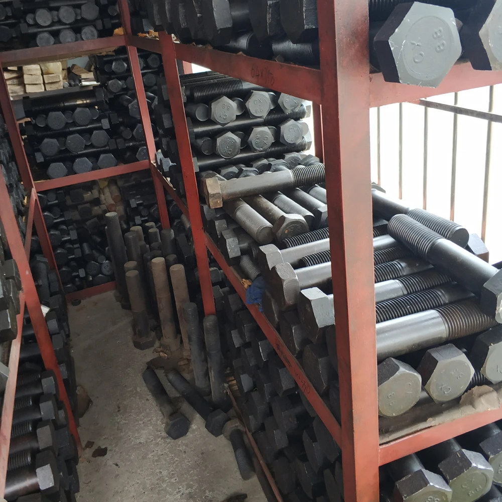 High Strength Large M20-M56 Astm A307 Grade B Heavy Stainless Steel Hexagon Head Fitted Bolts manufacture