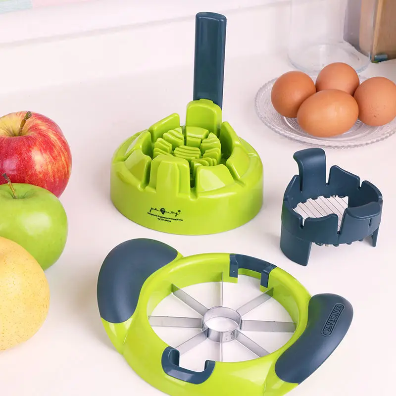 2 In 1 Food Divider Kitchen Fruit Tool Apple Slicer Corer To Slicer Soft Food Core Mushroom Kitchen Accessories