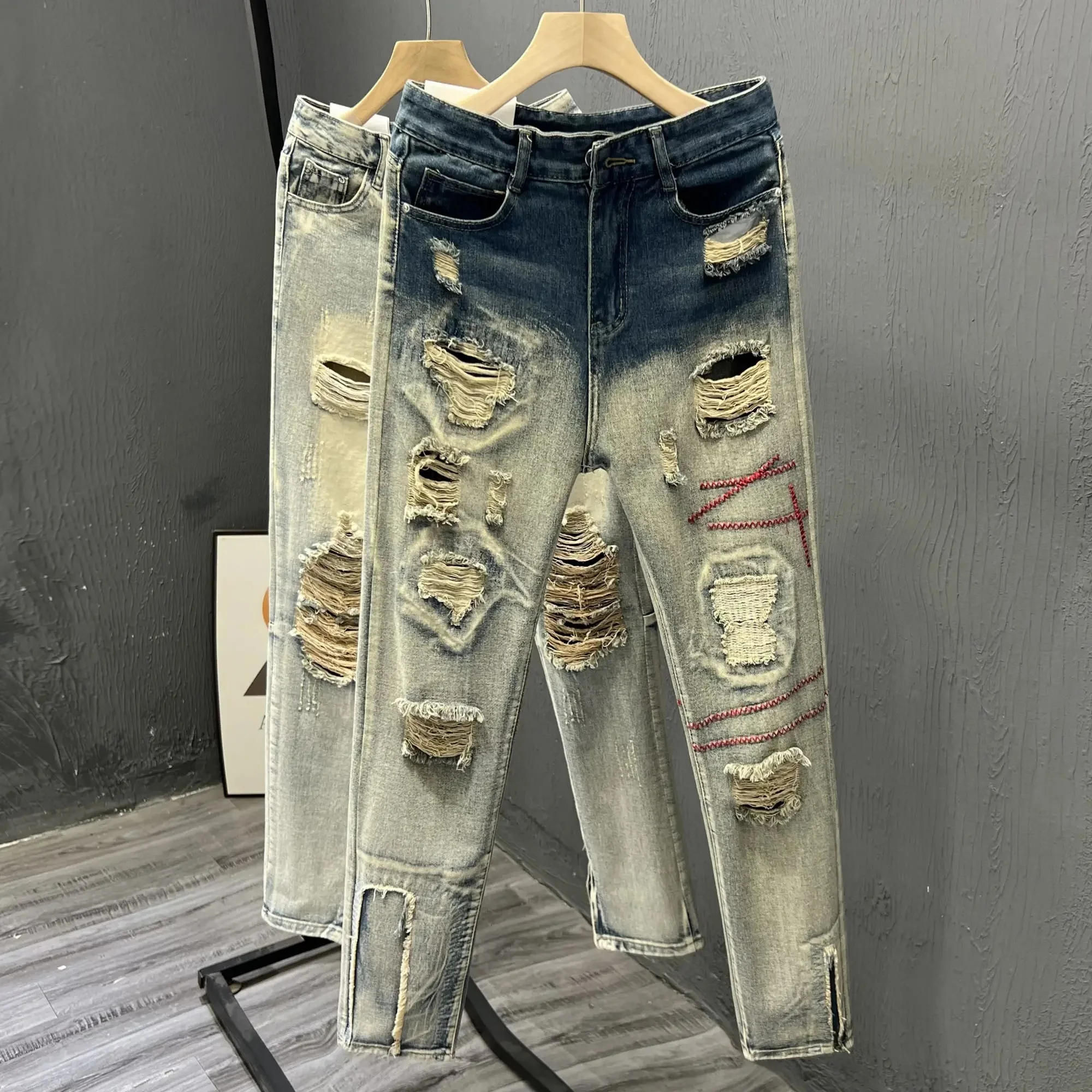 Export oriented men's denim long pant wholesale Customization stretch denim Men jeans pant Jeans pant foe women Slim fit denim