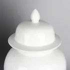 Jar Hot Sale Europe White Ceramic Ginger Jar Set Home Office Wedding Decorative Jar Sets With Lid