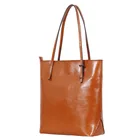 New Trend 2021 Summer New Two-tone Oil Wax Leather Handbags All-match Shoulder Bag Trend