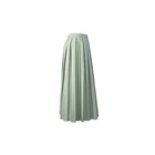 Skirt Hot Sale Best Quality Chiffon Solid Color Women Long Pleated Skirt