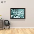 Art Metal Stainless Steel Natural Scenery Decorative Wall Painting Art