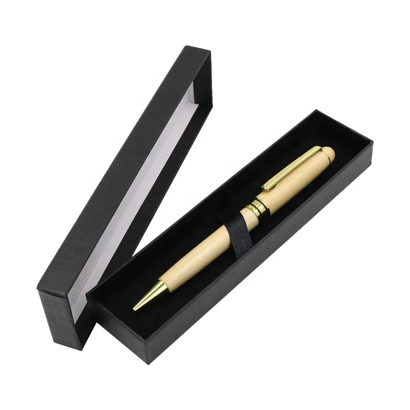 Fountain Pen Cardboard Gift Box Golden 5 Colors For Choice Not Include Any Pens 