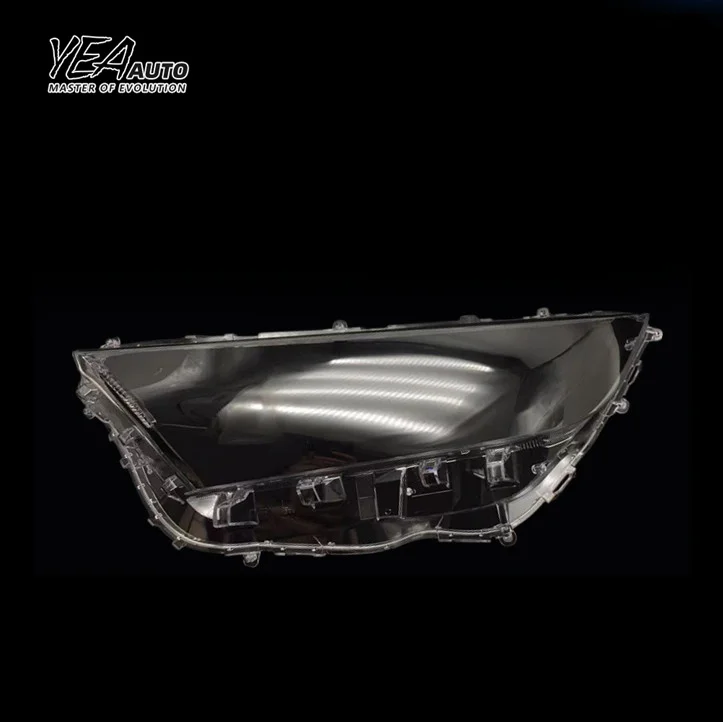 product yea auto car headlight cover headlight glass lens glass for toyota rav4 lens cover 2019 2020 pc lampshade clear shell710-3