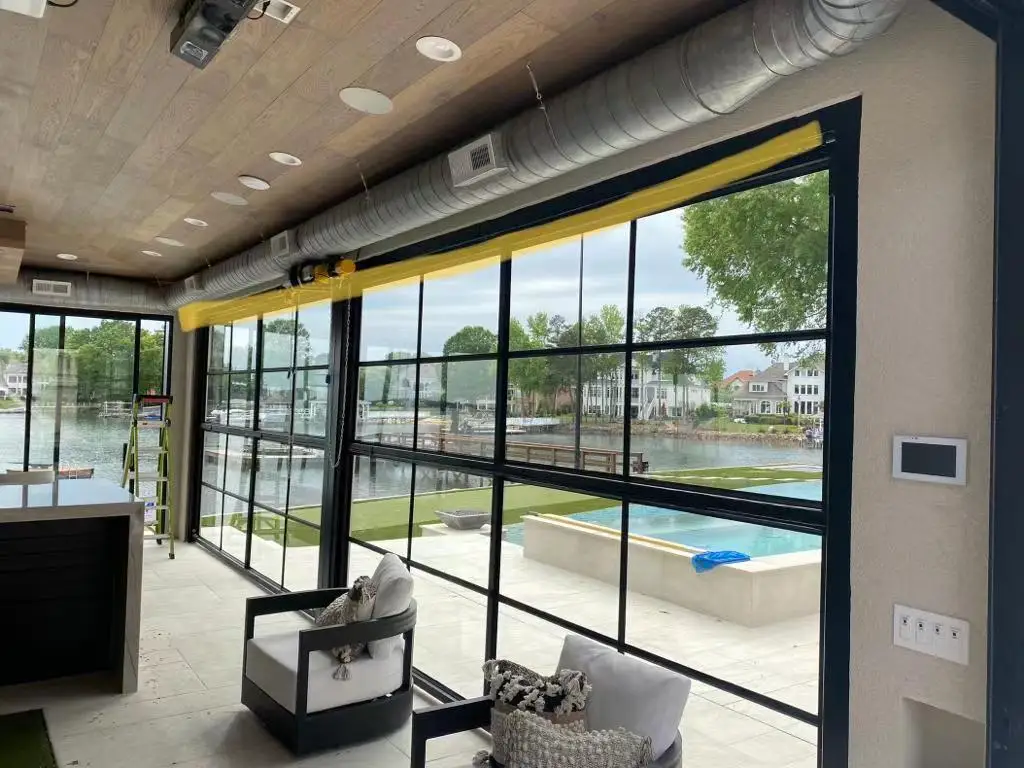 thermal steel profile house interior small windows simple steel windows details