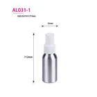 Plastic Aluminum Spray 50ml Wholesale Plastic Pump Chemical Cosmetic Aluminum Sunscreen Spray Bottle