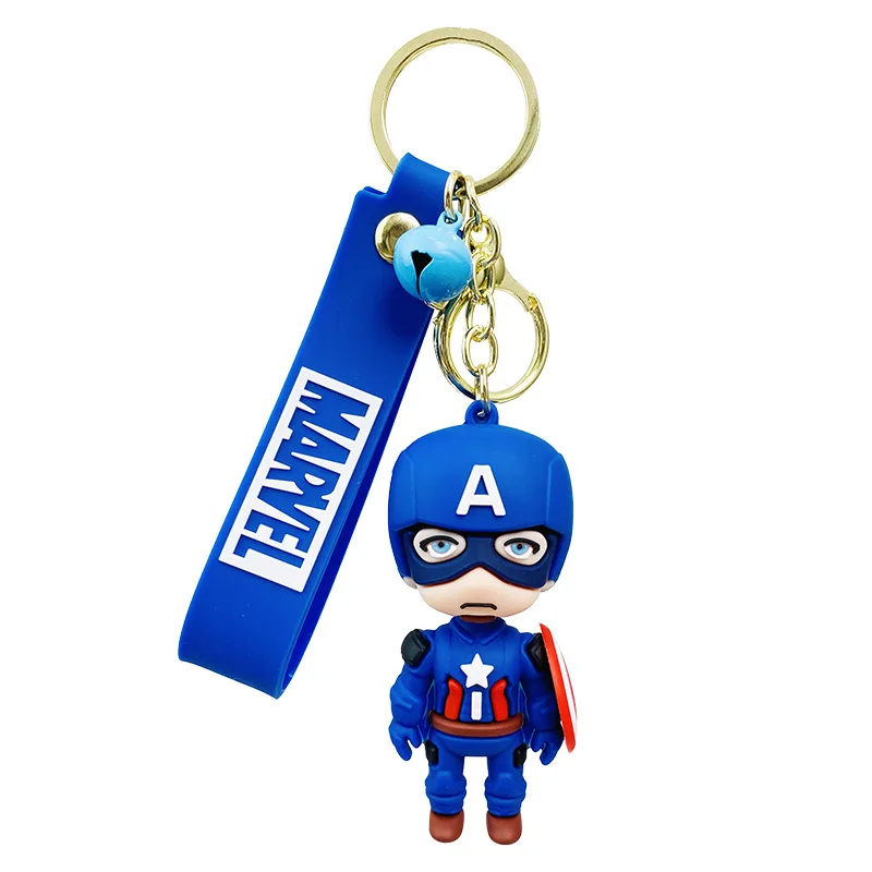 Superhero Alloy Collection Craft Key Chain Keyring Bags Pendant Cartoon Gifts 