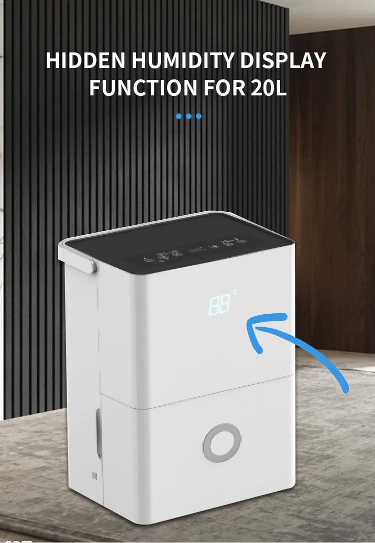 Portable Peltier Air Dehumidifier, 20l, Electric - detail 22