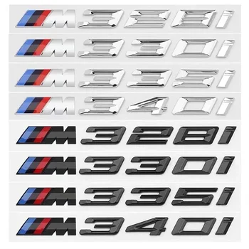 316i 318i 320i 325i 330i 335i Trunk Boot Emblem Letter Badges Car Logo For BMW 3-series F30 F31 F34 E90 E46 Chrome Silver Black