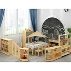 School Furniture School Wood Material Kids Pre Primary School Kindergarten Furniture For Preschool Daycare Equipment