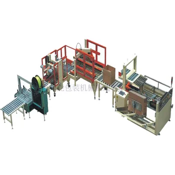 automatic case erector packer  pelletizer carton open machine  packaging machine