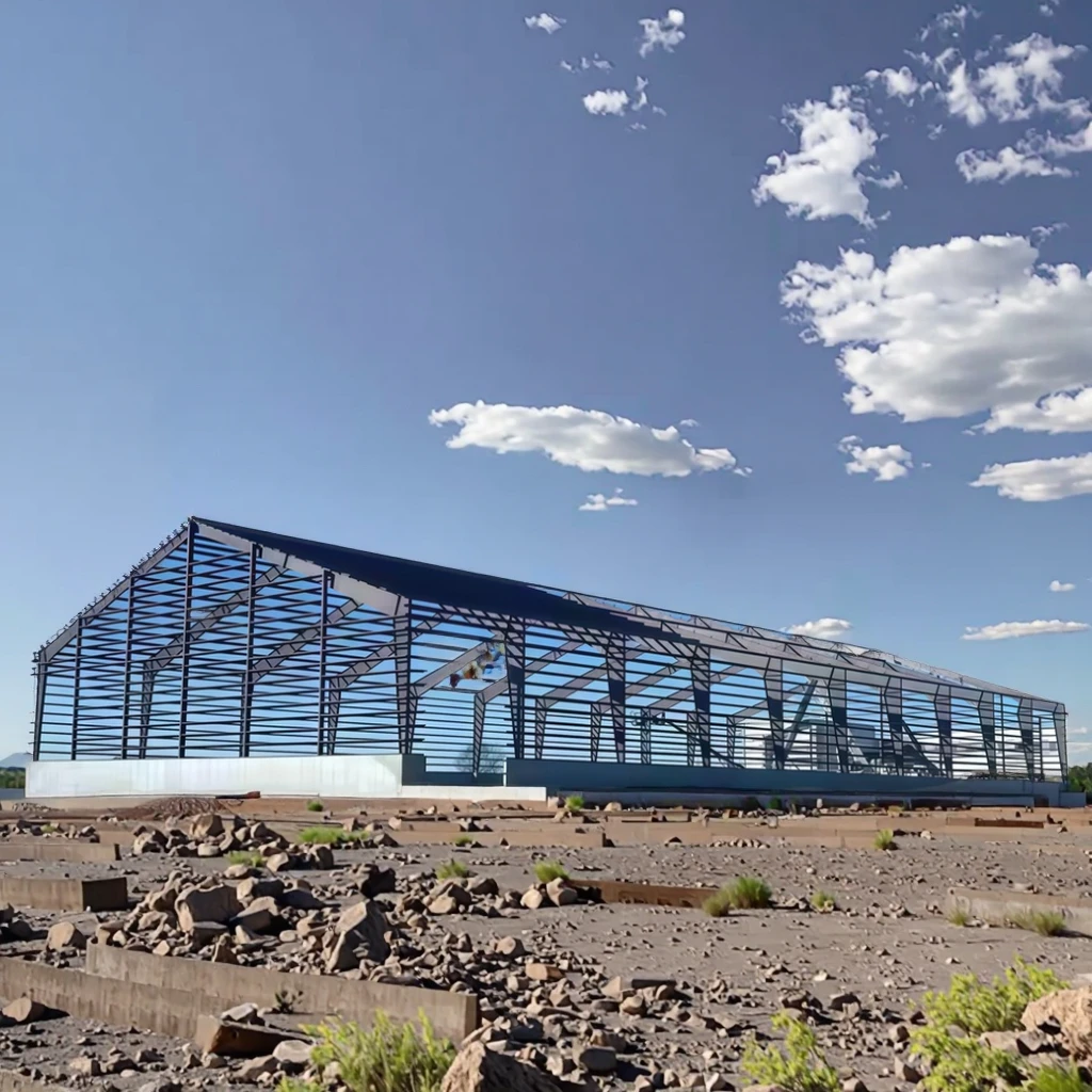 Modern Low-cost Prefabricated Steel Structure Steel Frame Modular Metal Factory Workshop Warehouse Steel Structure Buildings supplier