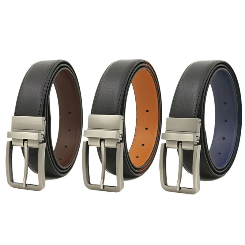 Wholesale New Men's Rotating Pin Buckle Belt Leather Belt Double-sided With  Five-color Casual Pants Belt - Buy Mens Belts,Waist Belt,Belt Buckles For  Men Product on Alibaba.com