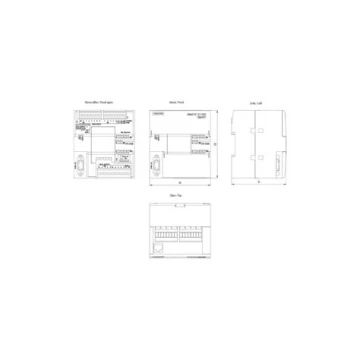 6ES7288-1SR20-0AA1 SIEMENS Original Package SIMATIC S7-200 SMART CPU SR20 CPU AC/DC/relay 6ES72881SR200AA1