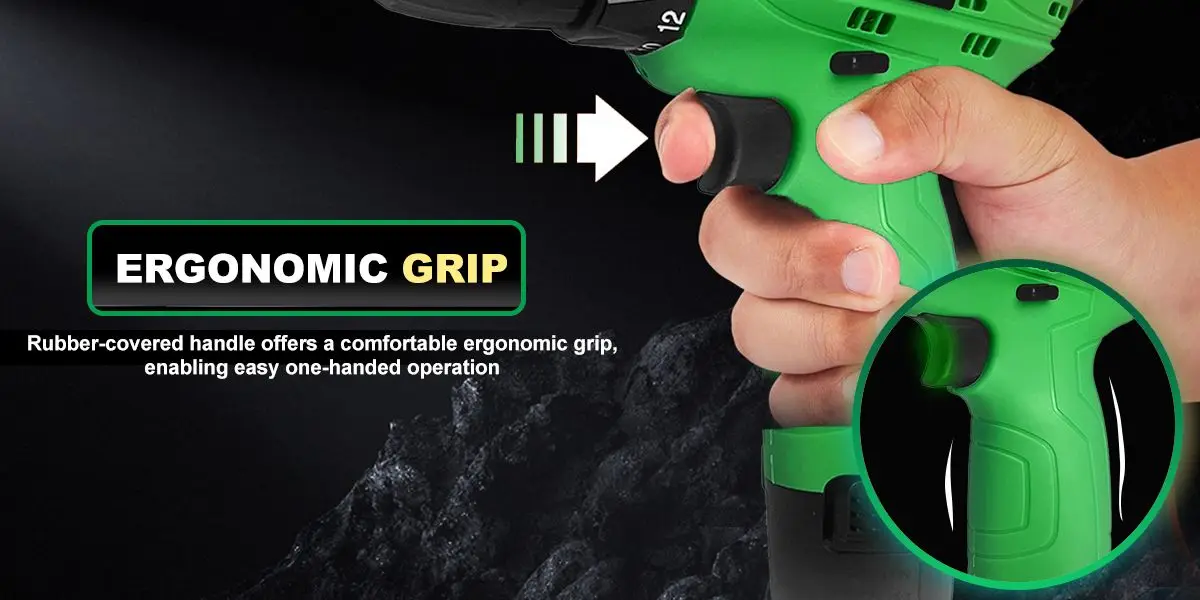 12V Cordless Screwdriver Drill, Electric Power Tools for Drilling