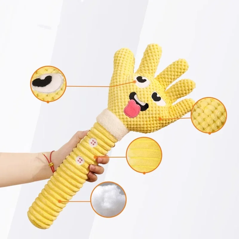 New Palm Design Dog Toy Relieves Boredom Bite-resistant Grinding Teeth Sound Toys Suitable for Small and Large Dog Pet Products manufacture