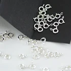 Sterling Silver Hotsale Manufacturer Wholesale 925 Sterling Silver Spring O Ring 5.0 Standard Jewelry Clasp
