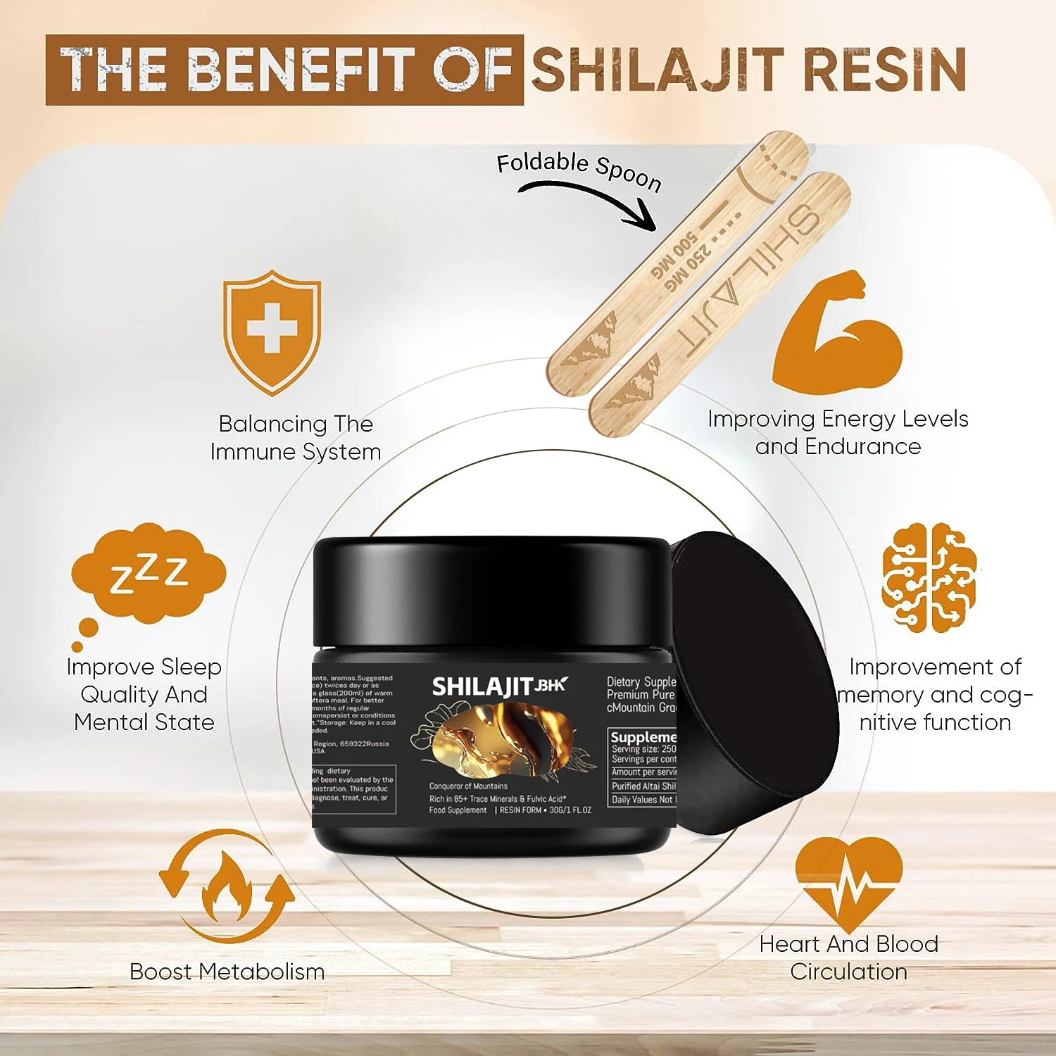 High Purity Shilajit Resin Supplement Support Oem Odm Shilajit Resin Organic Shilajit Resin 30G Pure Himalayan