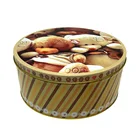 Biscuit Manufacturer Wholesale Candy Chocolate Christmas Biscuit Tin Box