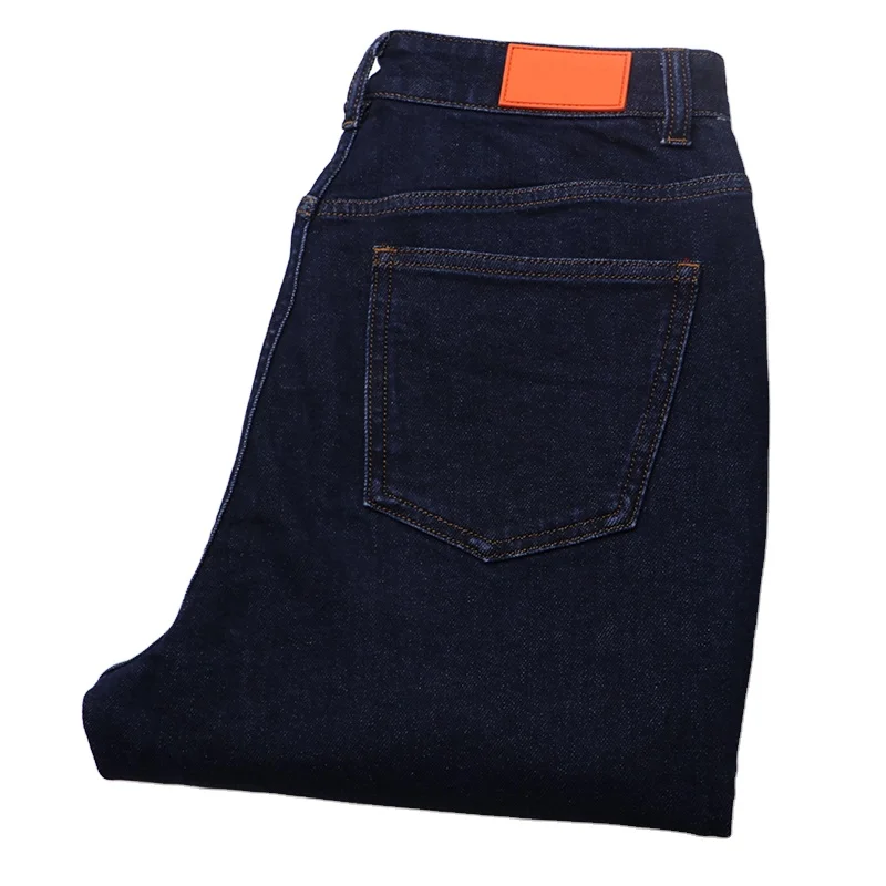 Woman Mid Waist Denim Casual Jeans 