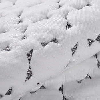 Rectangle knitted jacquard simmons mattress fabric for home textile