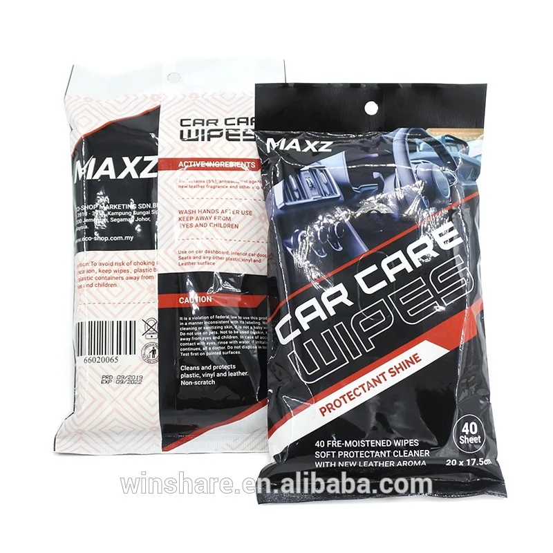 OEM Car dashboard glass multi-purpose Cleaning  Wipes