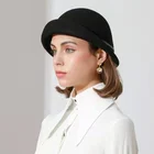 Belt Hat Hot Sell Custom Men Women Black Buckle Belt Decor 100% Australian Wool Bowler Hat