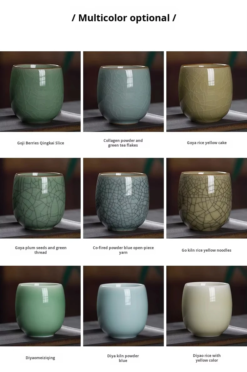 product wholesale wholesale celadon large tea cup longquan master tea bowl classic customized water ceramic tea cup for gift-5