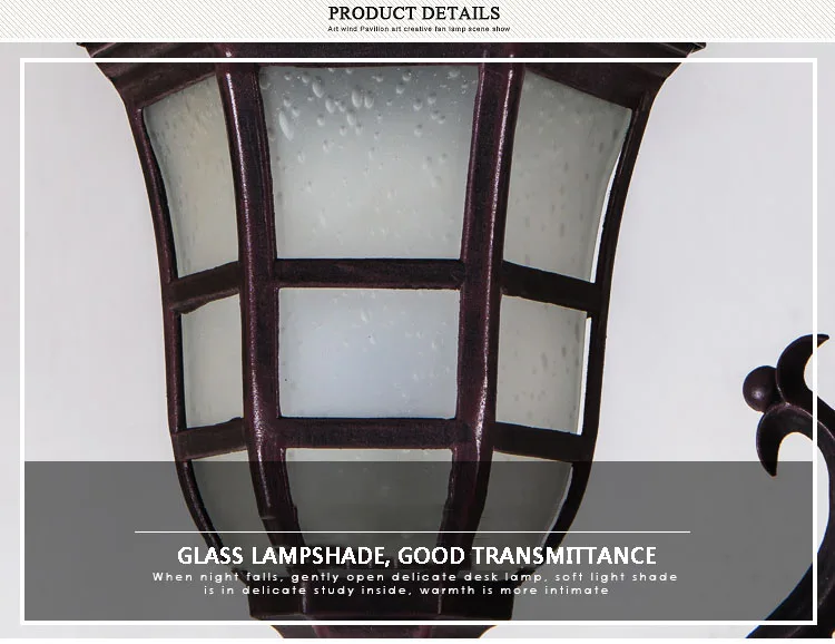 European Small Lantern Post Lights Outdoors Led Street Light for homes 120 volt Villa Garden Landscape Garden