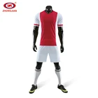 Kit Good Quality Custom Soccer Jersey 100% Polyester Club Soccer Uniform Sets Football Jersey Kit