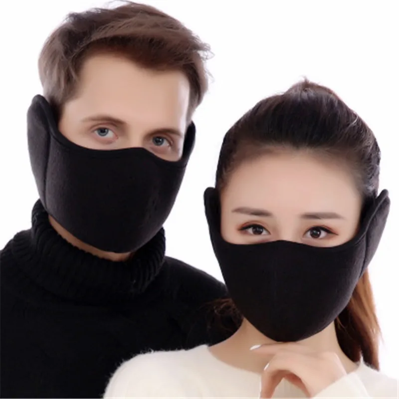 Thickening all-package cycling thickening winter new dust and warmth mask for men and women ear muffs hair R0863