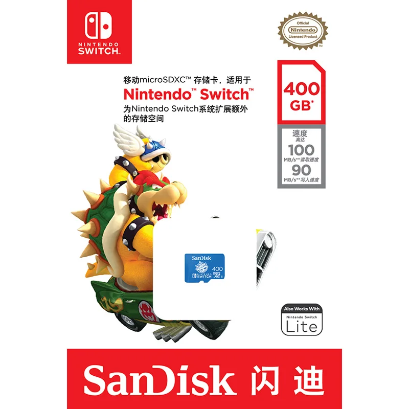 Sandisk 64gb 128gb 256gb 400gb Sdsqxao Uhsi Game Memory Cards For