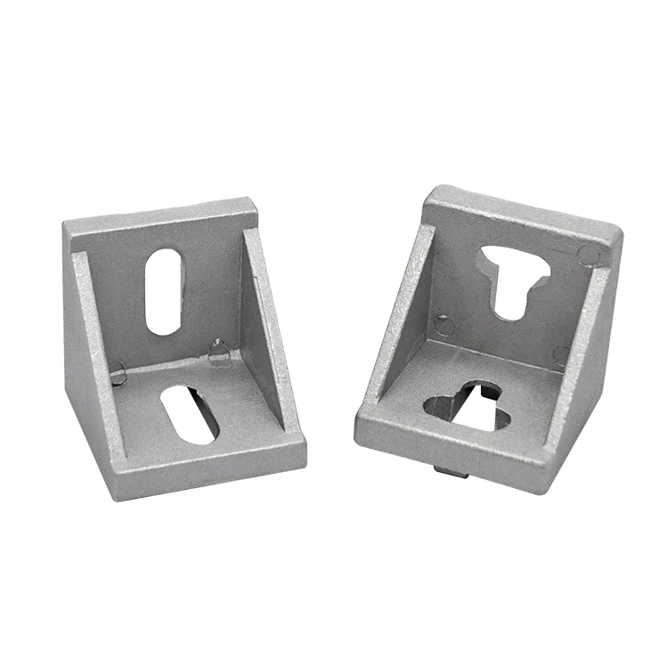 4545 Corner Fittings, L-shaped Connectors, Industrial Aluminum Profile Accessories, 4545 Aluminum Fastening Corner Fittings manufacture