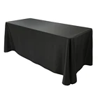 Cloth Tablecloths Wholesale Polyester Custom Plain Wedding Hotel Restaurant Party Cloth Tablecloths