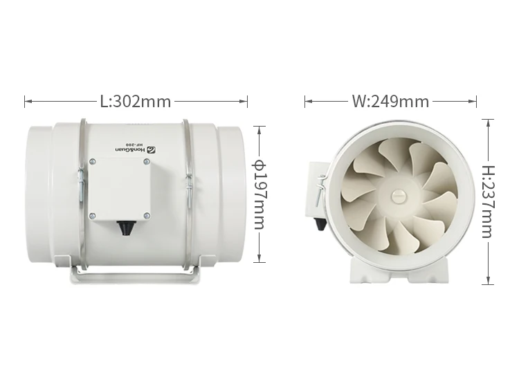 Inline Duct Fan, 150mm, 110v - detail 26