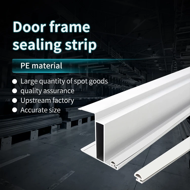 Double Door Frame Hollow Door Frame Sealing Strip Purification Aluminum Profile Soundproof Sealing Strip Polymer Material details