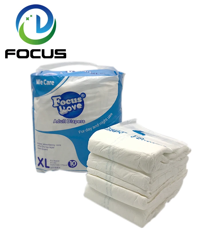 Focus Factory Wholesale Disposable China Oem Free Printed Adult Diaper