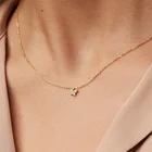 18k Diamond Milskye Suitable For Valentine's Day To Send Girlfriend 18K Gold Diamond Butterfly Pendant Necklace