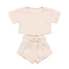 Clothes Baby Girl Clothes Sets Boutique Baby Clothes Set Summer Shorts Hot Sale Ribbed Toddle Outfits Girls Sets