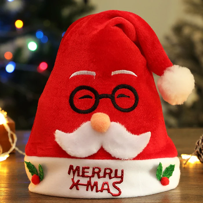 Christmas hat party decoration adult children holiday gifts wholesale santa hat 