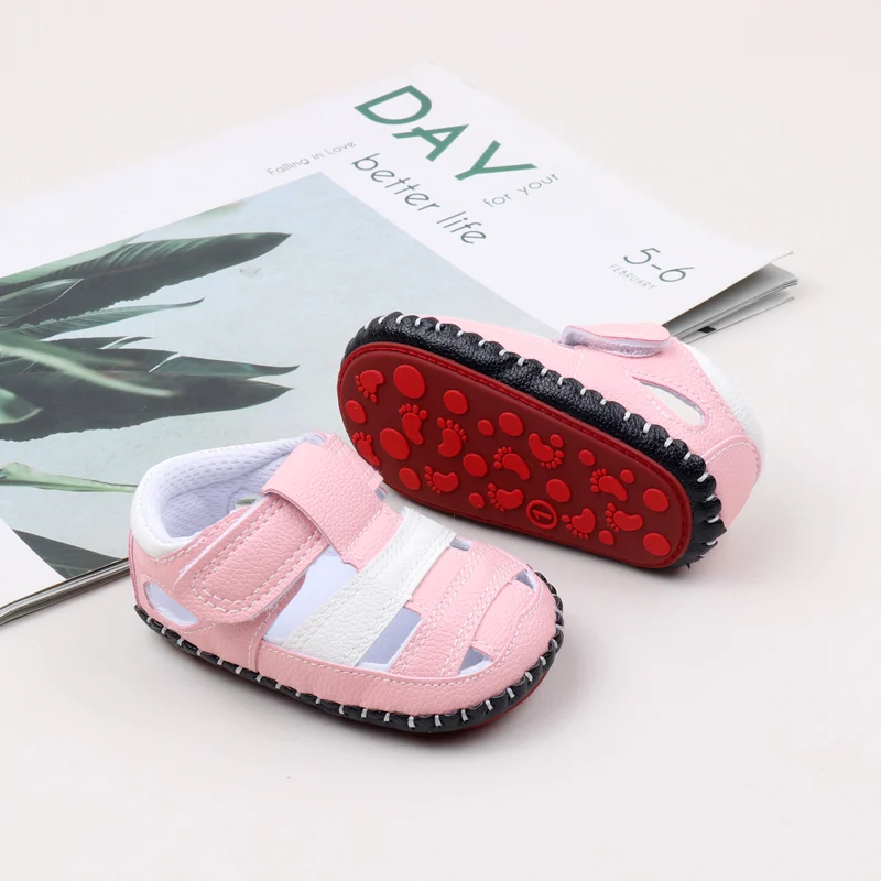 2024 Unisex Soft TPR Anti-slip Outsole Baby Sandals Summer Shoes for Boys and Girls manufacture
