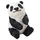 Resin/ Cute Polyresin Gifts Tourist Souvenir Animal Vivid Handmade Crafts Small Panda Resin/