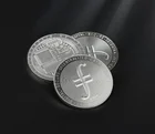 Plated Old Gold Custom Unique Design Silver Plated Old Gold Metal Souvenir Coin For Gifts