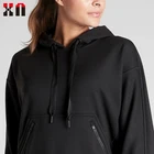Color Sweatshirt Breathable And Comfortable Short Solid Color Hoodie Sweatshirt