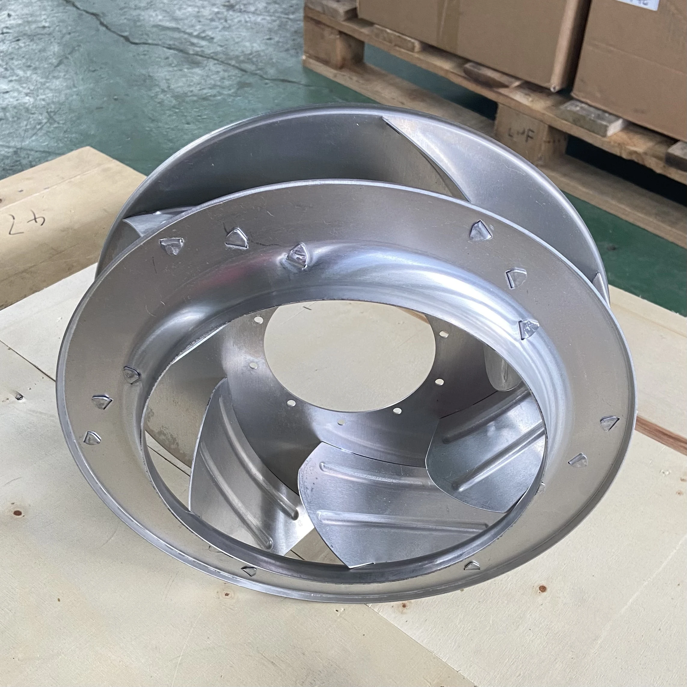 Aluminum Centrifugal Impeller, Roof - detail 6