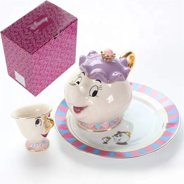 beauty and the beast cup and saucer