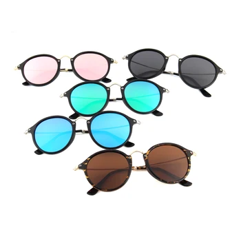 2022 new wholesale can be customized logo lovely round frame high quality polarizing women plastic sunglasses