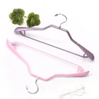 Coat Hangers Hanger High Quality Non-slip Metal PVC Coat Hangers With Swivel Hook Clothing Hanger