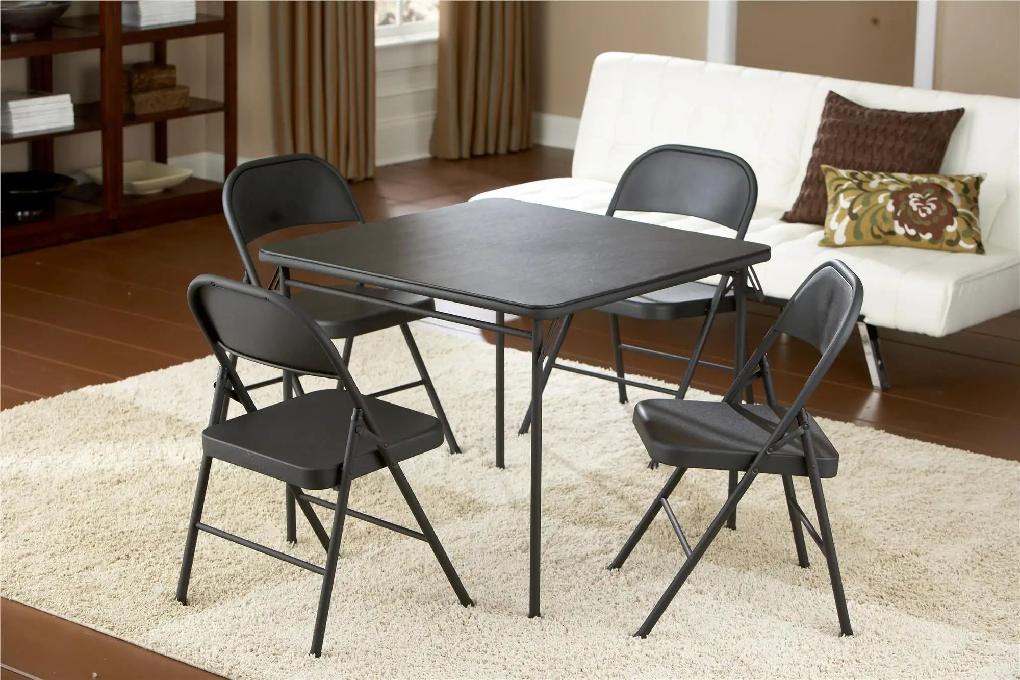 Modern Design Stackable Black Folding Tables And Chairs For Events